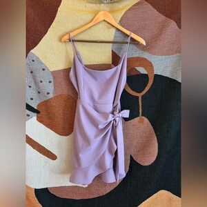 Lucy in the Sky Asymmetrical Lavender Dress